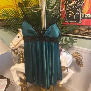 Emerald Green Babydoll with Panties